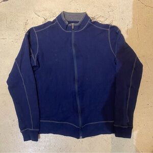 Kuhl Men’s Full-Zip 100% Merino Wool Sweater - Navy